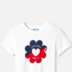 T-Shirt, Polo Et Sous-Pull-Jacadi T-shirt manches courtes enfant fille - blanc BLANC JACADI