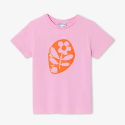 T-Shirt, Polo Et Sous-Pull-Jacadi T-shirt manches courtes enfant fille - ROSE