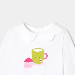 T-Shirt Et Polo-Jacadi T-shirt manches longues bébé fille - blanc BLANC JACADI