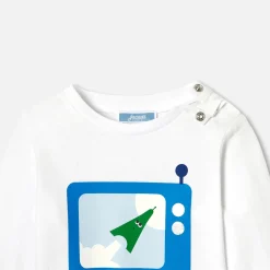 T-Shirt Et Polo-Jacadi T-shirt manches longues bébé garçon - blanc BLANC JACADI