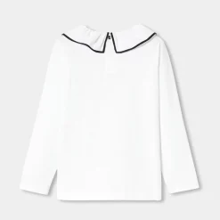 T-Shirt, Polo Et Sous-Pull-Jacadi T-shirt manches longues enfant fille - blanc BLANC JACADI
