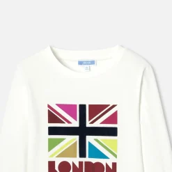 T-Shirt, Polo Et Sous-Pull-Jacadi T-shirt manches longues enfant garçon BLANC DOUX JACADI