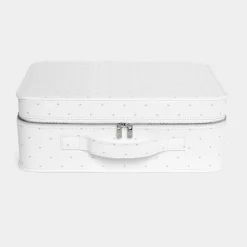 Sac À Langer, Trousse De Toilette|Sac À Langer Et Trousses De Toilette-Jacadi Valise bébé coton - blanc doux BLANC DOUX JACADI
