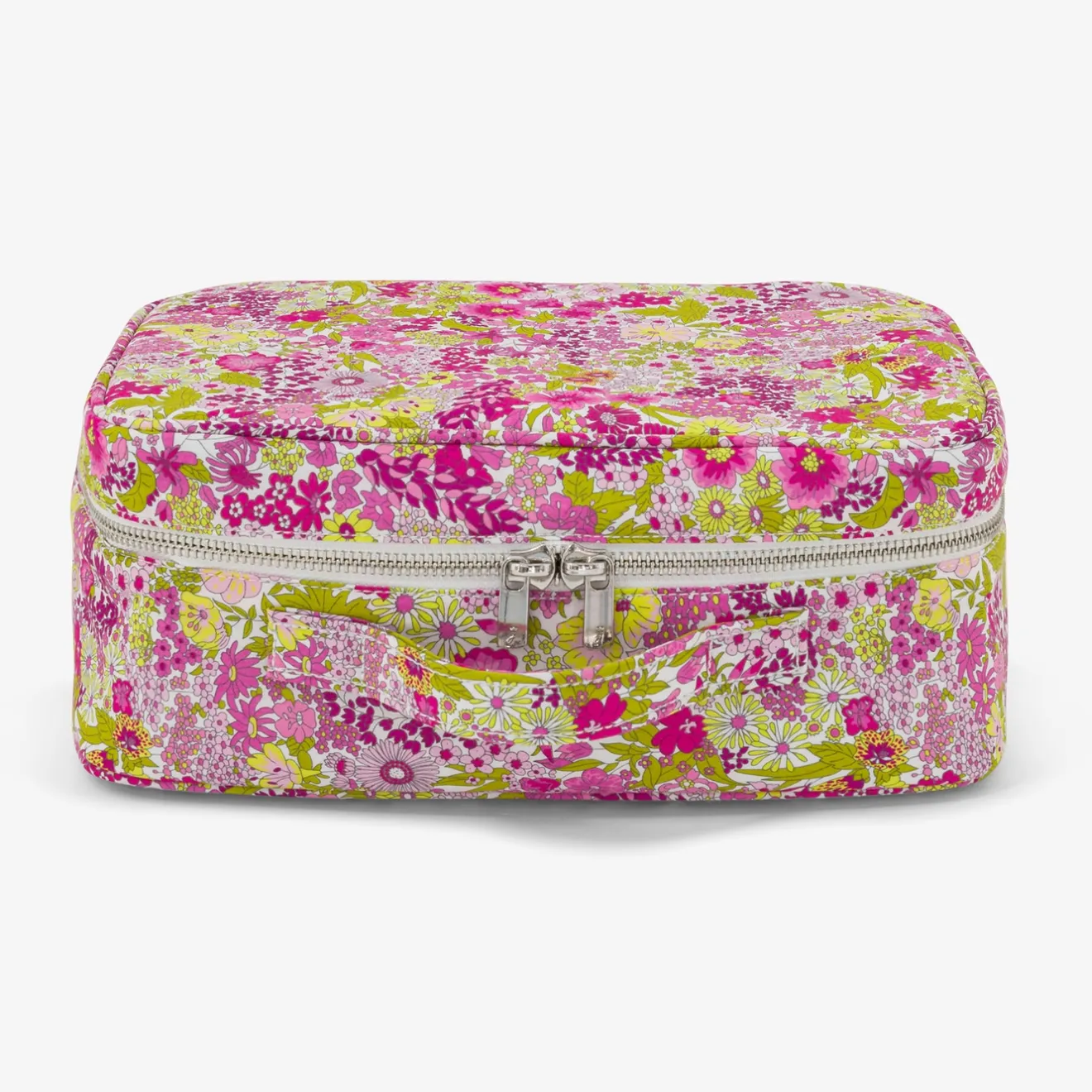 Sac À Langer, Trousse De Toilette|Sac À Langer Et Trousses De Toilette-Jacadi Valise en tissu Liberty - lore ROSE/MULTICO