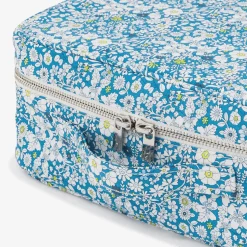 Sac À Langer, Trousse De Toilette|Sac À Langer Et Trousses De Toilette-Jacadi Valise en tissu Liberty - lore BLEU/MULTICO