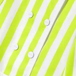 Manteau, Doudoune Et Veste-Jacadi Veste courte enfant fille - BLANC/VERT