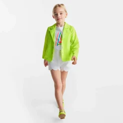 Manteau, Doudoune Et Veste-Jacadi Veste enfant fille en tissu technique - VERT FLUO