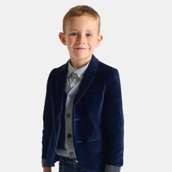 Manteau, Doudoune Et Veste-Jacadi Veste enfant garçon en velours - marine MARINE JACADI